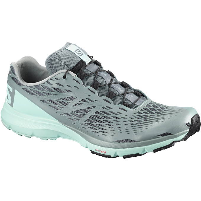 SALOMON XA AMPHIB W Philippines - Women's Running Shoes - Light Turquoise/Grey | 596174-GDO